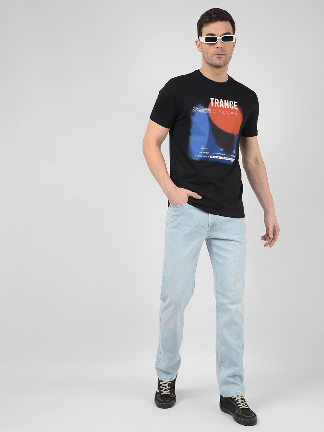 Numero Uno Men Solid Blue Jeans